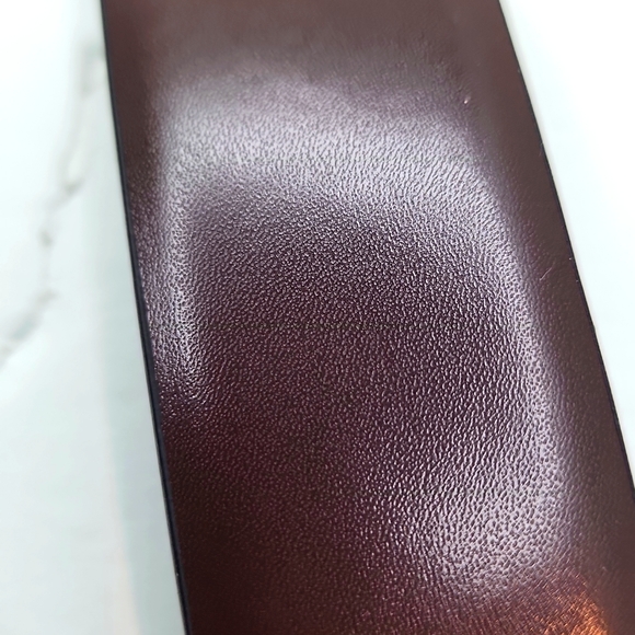 TOMMY HILFIGER REVERSIBLE BELT 38-40, LARGE, BLACK & DARK BROWN - Picture 5 of 7